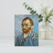 Van Gogh Self Portrait Briefkaart (Staand voorkant)