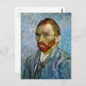 Van Gogh Self Portrait Briefkaart (Voorkant / Achterkant)
