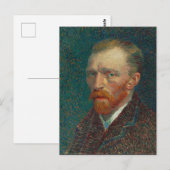 Van Gogh Self Portrait Briefkaart (Voorkant / Achterkant)