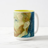Van Gogh Self Portrait Coffee Mug Tweekleurige Koffiemok (Voorkant rechts)