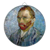 Van Gogh Self Portrait Dartbord (Voorkant)