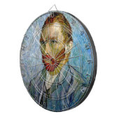 Van Gogh Self Portrait Dartbord (Voorkant Rechts)
