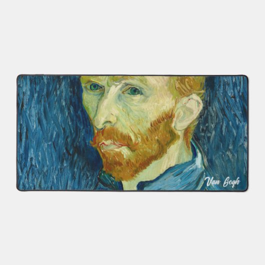 Van Gogh - Self Portrait Desk Mat (Voorkant)