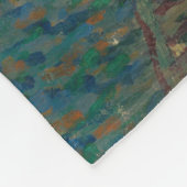 Van Gogh Self Portrait Fleece Deken (Hoek)