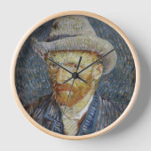 Van Gogh Self Portrait Grey Felt Pet schilderkunst (Voorkant)