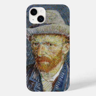 Van Gogh Self Portrait Grey Felt Pet schilderkunst Case-Mate iPhone Case