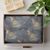 Van Gogh Self Portrait Grey Felt Pet schilderkunst Tissuepapier (Geschenk)