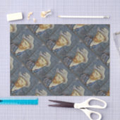 Van Gogh Self Portrait Grey Felt Pet schilderkunst Tissuepapier (Craft)