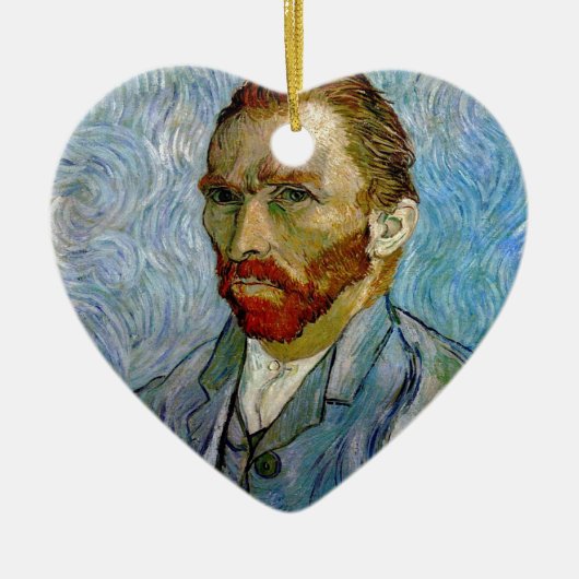 Van Gogh Self Portrait Keramisch Ornament (Voorkant)