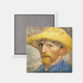 Van Gogh - Self-Portrait Magneet (Voorkant / Achterkant)