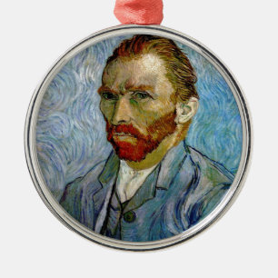 Van Gogh Self Portrait Metalen Ornament