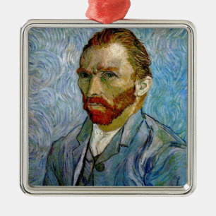 Van Gogh Self Portrait Metalen Ornament