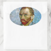 Van Gogh Self Portrait Ovale Sticker (Tas)