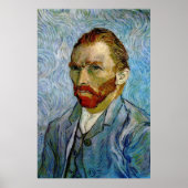 Van Gogh Self Portrait Poster (Voorkant)