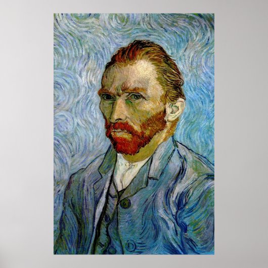 Van Gogh Self Portrait Poster (Voorkant)