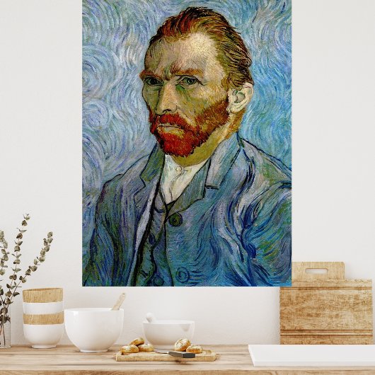 Van Gogh Self Portrait Poster (Keuken)