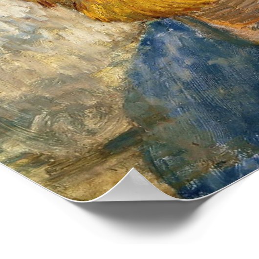 Van Gogh - Self Portrait Poster (Hoek)