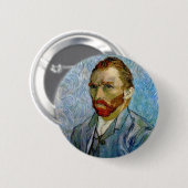Van Gogh Self Portrait Ronde Button 5,7 Cm (Voorkant /achterkant)