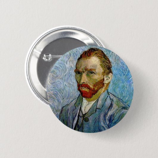 Van Gogh Self Portrait Ronde Button 5,7 Cm (Voorkant /achterkant)