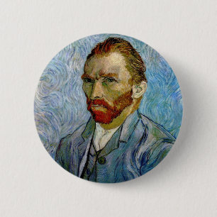 Van Gogh Self Portrait Ronde Button 5,7 Cm