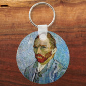 Van Gogh Self Portrait Sleutelhanger (Voorkant)