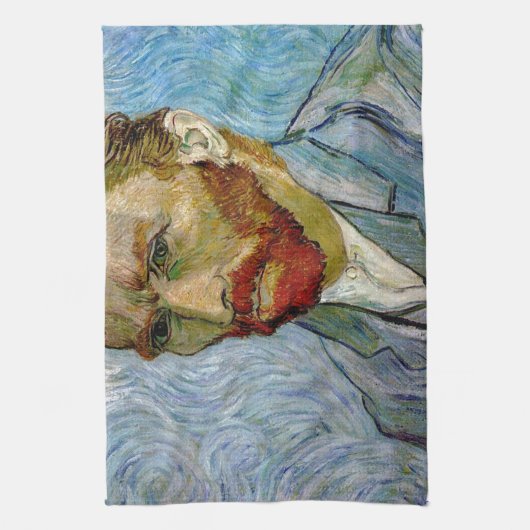 Van Gogh Self Portrait Theedoek (Verticaal)