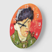 Van Gogh - Self Portrait with Bandaged Ear & Pipe Grote Klok (Hoek)