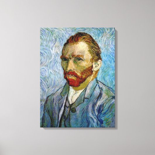 Van Gogh Self Portrait Wrapped Canvas (Voorkant)
