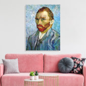 Van Gogh Self Portrait Wrapped Canvas (Insitu (Woonkamer))