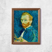 Van Gogh Self Portret Famous Old Art Wall Poster