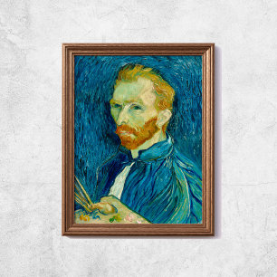 Van Gogh Self Portret Famous Old Art Wall Poster