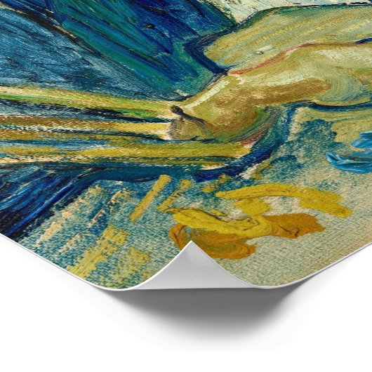 Van Gogh Self Portret Famous Old Art Wall Poster (Hoek)