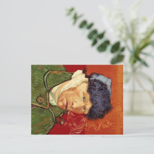 Van Gogh Self-portret met gebandatuurde Oorsprong  Briefkaart (Staand voorkant)
