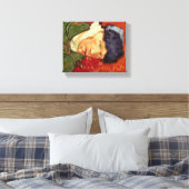 Van Gogh Self-portret met gebandatuurde Oorsprong  Canvas Afdruk (Insitu (Slaapkamer))
