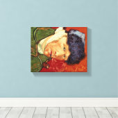Van Gogh Self-portret met gebandatuurde Oorsprong  Canvas Afdruk (Insitu (Houten vloer))