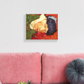 Van Gogh Self-portret met gebandatuurde Oorsprong  Canvas Afdruk (Insitu (Woonkamer))