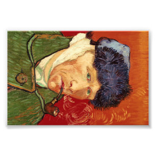 Van Gogh Self-portret met gebandatuurde Oorsprong  Foto Afdruk