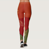 Van Gogh Self-portret met gebandatuurde Oorsprong  Leggings (Achterkant)