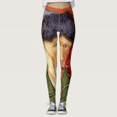 Van Gogh Self-portret met gebandatuurde Oorsprong  Leggings (Voorkant)