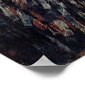 Van Gogh Self-Portret met grijs smelt Pet Poster (Hoek)