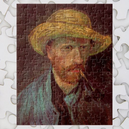 Van Gogh Self Portret met Pet en pijp Legpuzzel