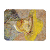 Van Gogh Self Portret met Pet Magneet (Horizontaal)