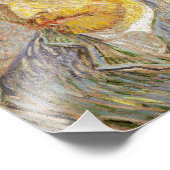 Van Gogh Self Portret met Pet riem afdrukken Foto Afdruk (Hoek)