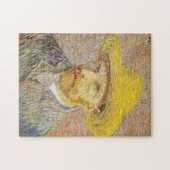 Van Gogh Self Portret met rietje Pet Puzzle Legpuzzel (Horizontaal)