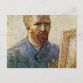 Van Gogh Self Portret voor Easel Briefkaart (Voorkant)