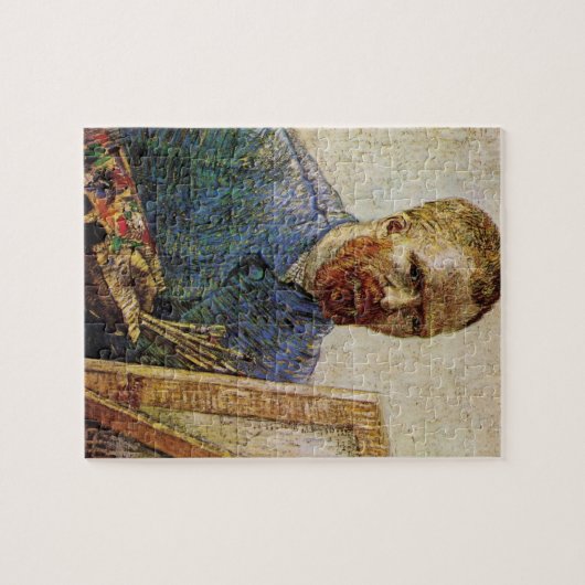 Van Gogh Self Portret voor Easel Legpuzzel (Horizontaal)