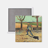 Van Gogh: Selfportret op de weg Tarascon Magneet (Voorkant / Achterkant)