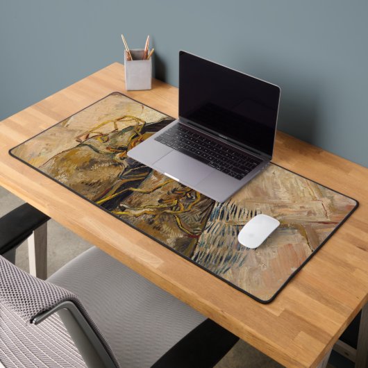Van Gogh Shoes Painting Desk Mat (Kantoor 2)