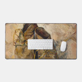 Van Gogh Shoes Painting Desk Mat (Keyboard & Muis)