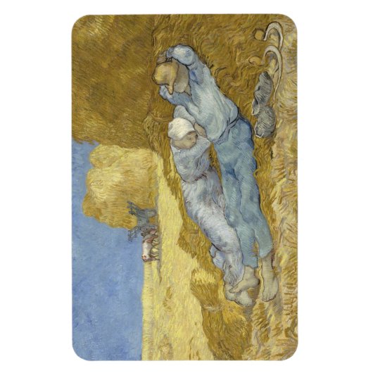 Van Gogh Siesta na Millet Magneet (Verticaal)
